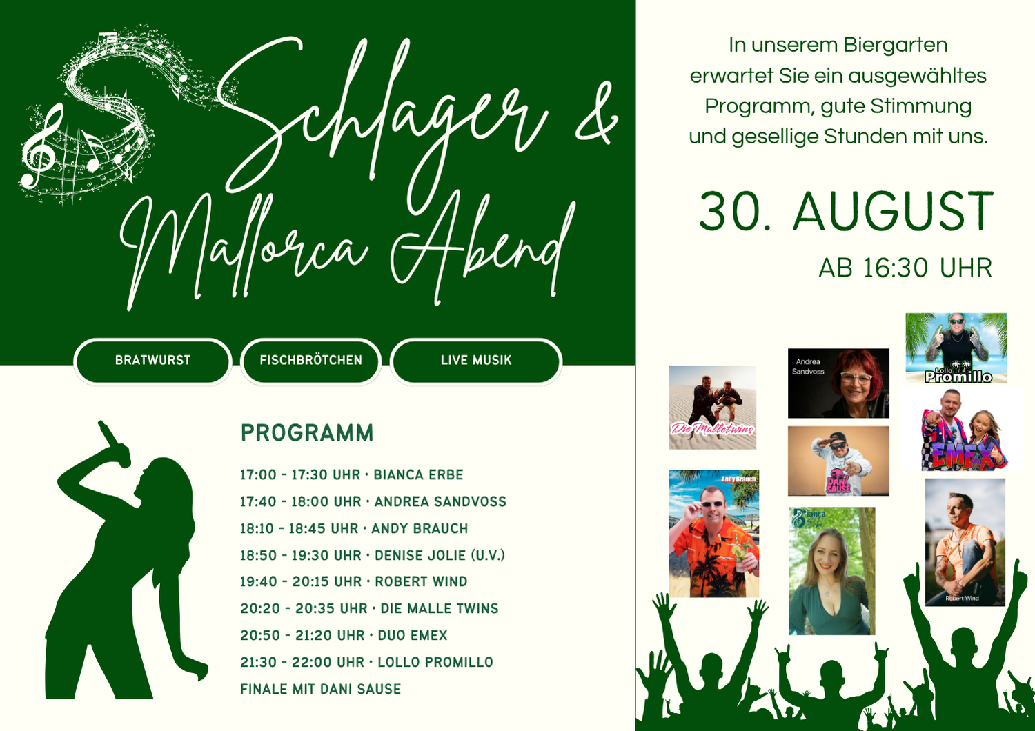 Schlager & Mallorca Abend Barenberger Hof