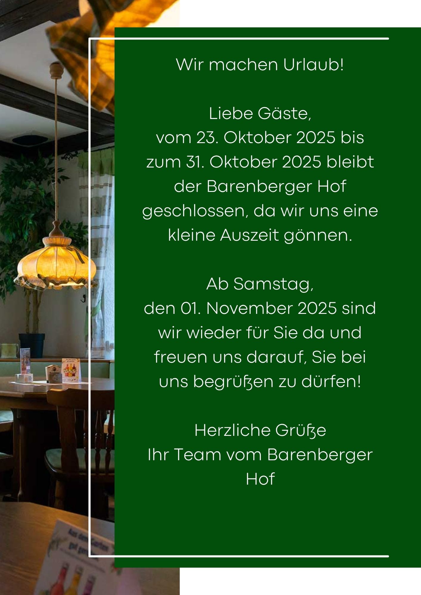 herbsturlaub barenberger 2025 herbsturlaub barenberger 2025
