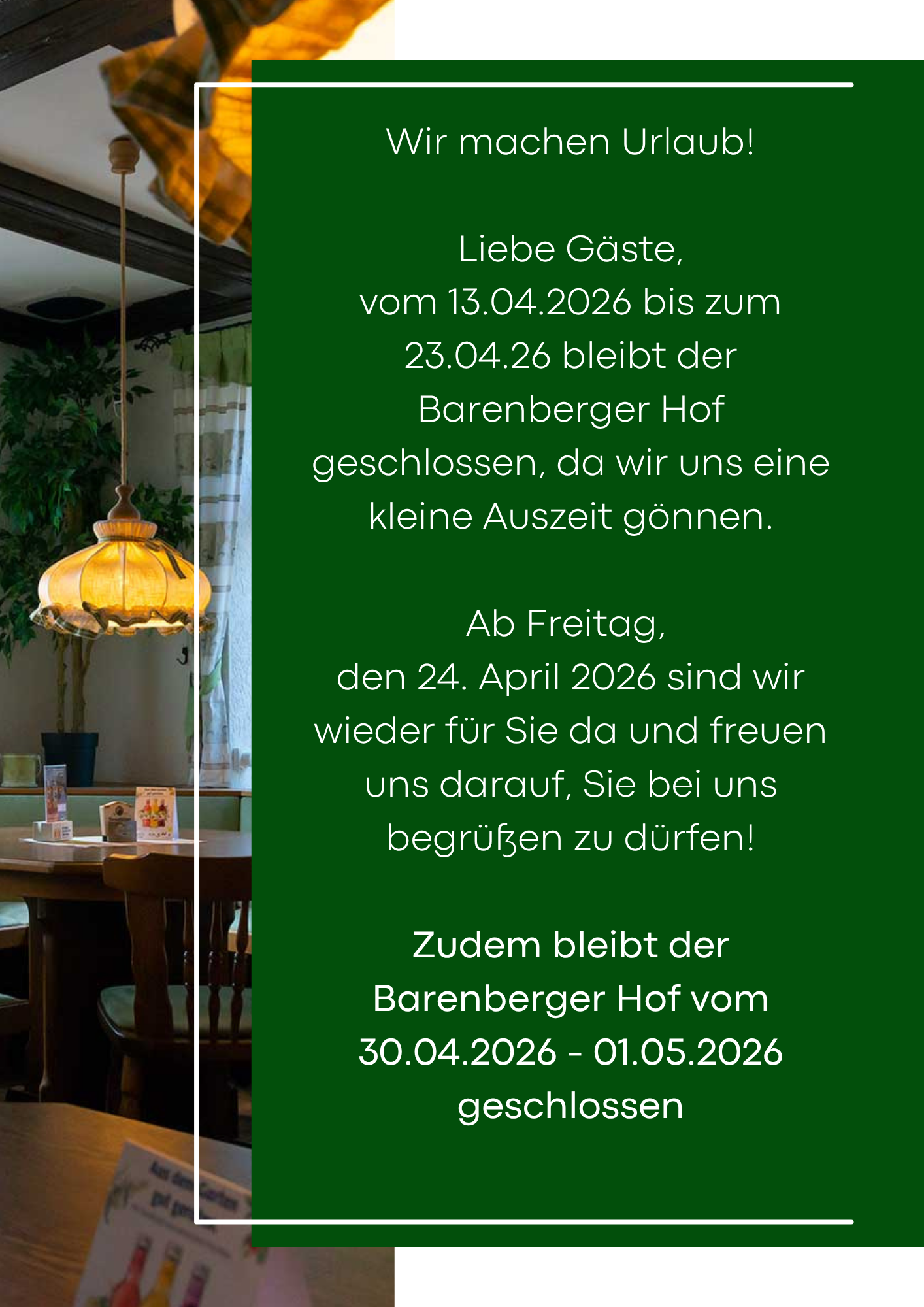 Barenberger Hof Urlaub April 2026 Barenberger Hof Urlaub April 2026